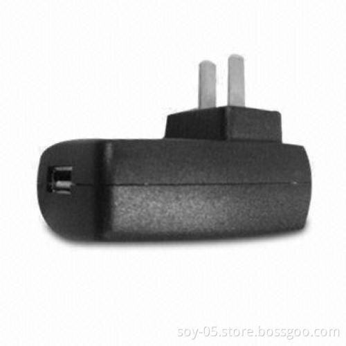 USB Power Adapter with 5V/0.5A, Suitable for Apple's iPod/iPad, MP3 and MP4 Players
